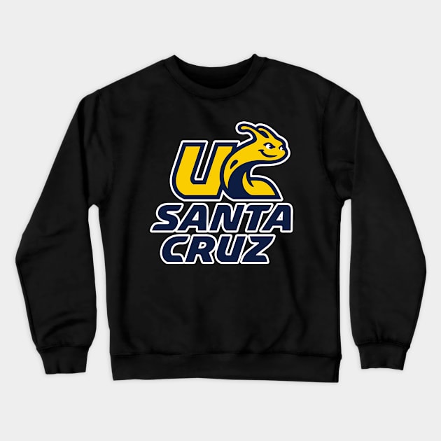 UC SANTA CRUZ Crewneck Sweatshirt by mediokerstudio_